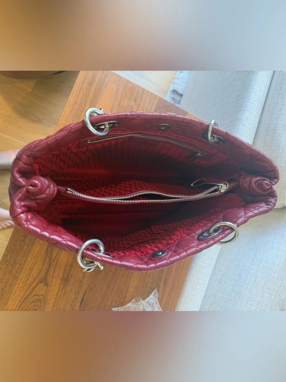 Dior Large Cannage Shopping Tote